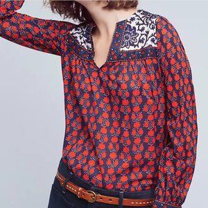 Anthropologie Pepin "Masima" Peasant Top
